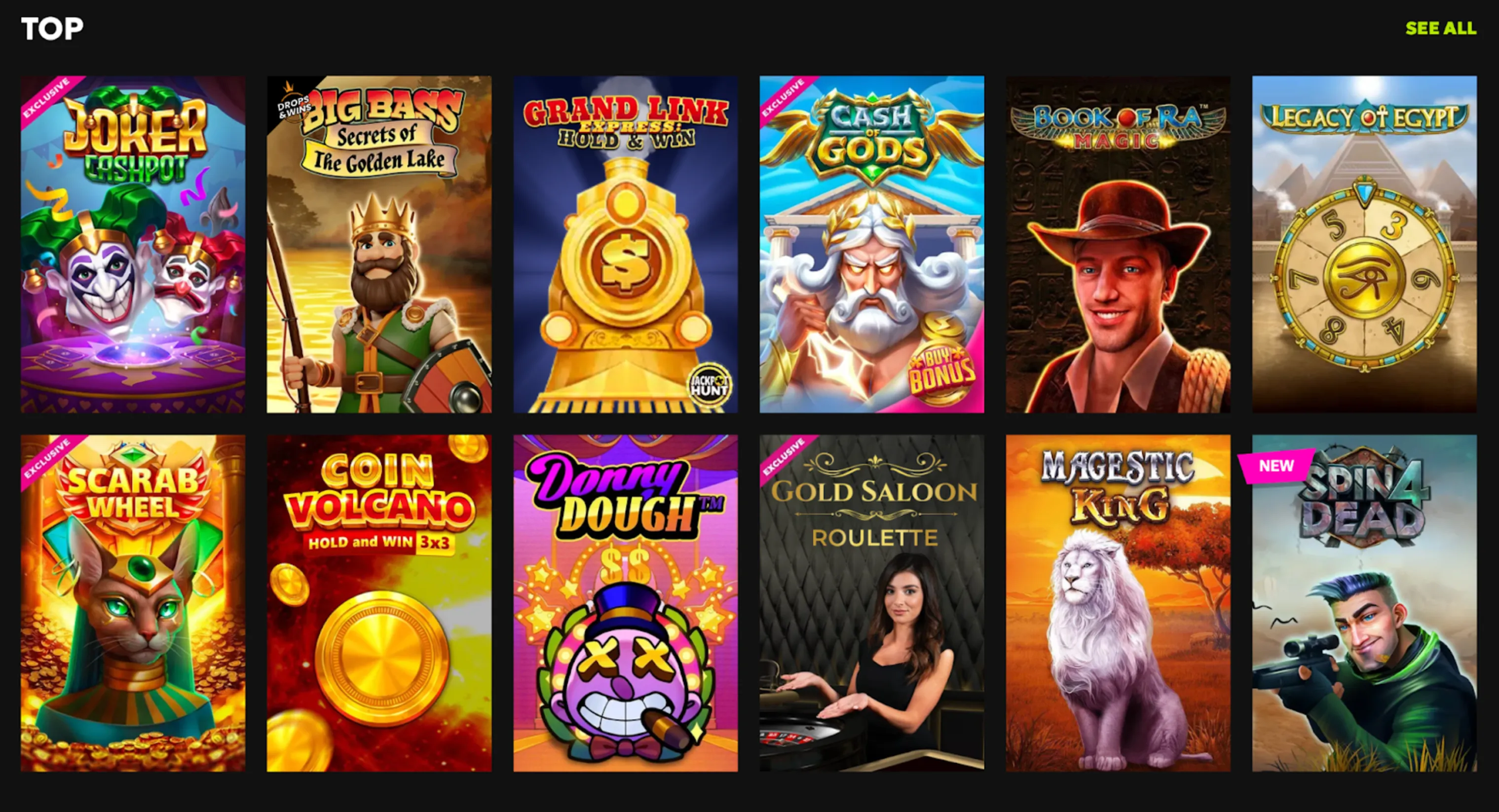 Ontdek de top casinospellen bij RTbet Casino van toonaangevende providers Populaire casinospellen bij RTbet Casino, inclusief slots en tafelspellen